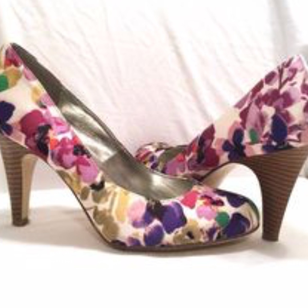 Style and Co. Floral Heels